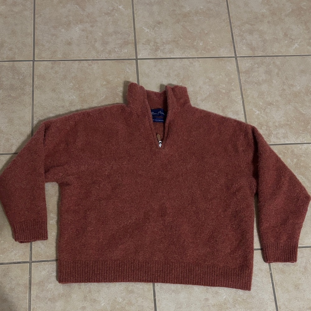 Quarter Zip Cashmere Sweater